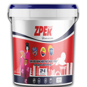 Sơn ZPEK siêu bóng nội thất ngọc trai